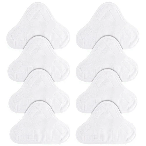 Sgizoku Microfiber Steam Mop Pad Replacement Compatible with H2O H20 Mop X5 Steam Steam Cleaners Washable & Reusable - 8 Pack