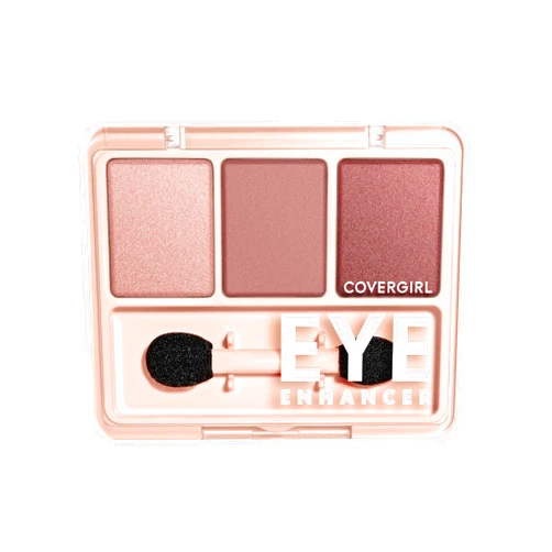 COVERGIRL Eye Enhancer, Sweet Plum, Eyeshadow Trio, Easy to Wear, Clean & Vegan, Talc-Free, Matte & Shimmer Finishes, Smudge-Proof, 0.14oz