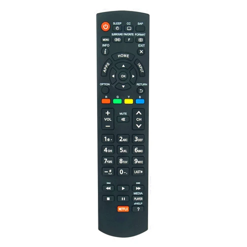 VINABTY N2QAYB000828 Replace Remote Control fit for Panasonic LCD HDTV TC-L50E60 TC-L58E60 TC-L65E60 TC-L42EW60 TC-L42E60 TC-50LE64 TC-58LE64, Sub Remote N2QAYB000839