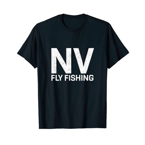 Fly Guide Angler River Creek Limestone Fish Finder Nevada Angler NV FLY FISHING Native Lahontan Trout Gifts T-Shirt