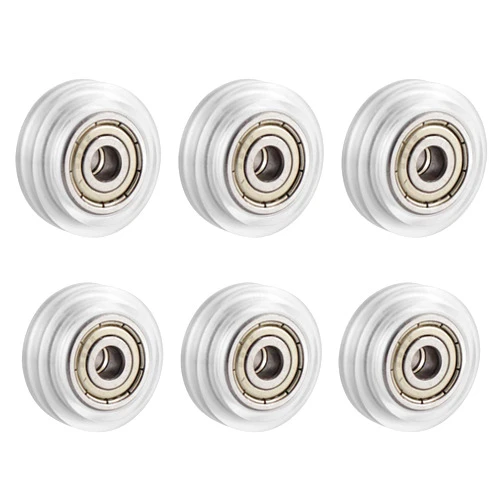 SIMAX3D 3D Printer POM Pulley Wheels, Plastic Linear Bearing Pulley Passive Round Wheel Roller Compatible for Creality Ender 3 Series, CR-10 Series, Anet A8, Mega S 3D Printer (6)
