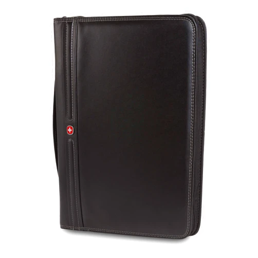 Wenger Concept Zippered Padfolio Envelope Card Holder, Black