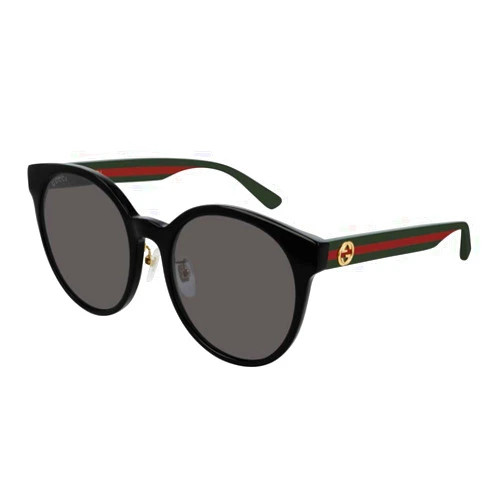 Gucci GG0416SK Round Sunglasses For Women + BUNDLE with Designer iWear Eyewear Care Kit