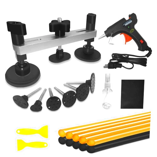 Winsall Auto Body Dent Puller Kit, Auto Paintless Dent Repair Kit with Bridge Puller, Dent Puller Kit, Car Dent Removal Kit Powerfully Pops Car Dents and Other Metal Surface Dents