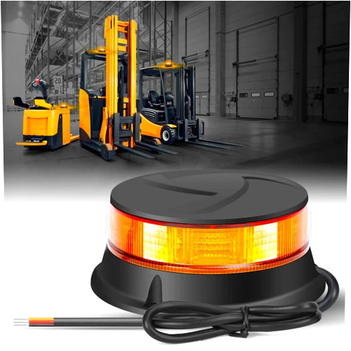 DAYSEN LED Amber Beacon Strobe Light, 4.2