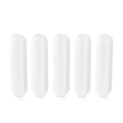 VARWANEO 5 Pcs 30mm(1.18 inch) PTFE Magnetic Stirrer Mixer Stir Bar,White Color,Laboratory Bar,Stir Plate Bar,Stir Bars…