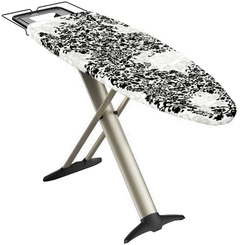 Bartnelli Pro Luxury Ironing Board - Extra Wide 62x19” Steam Iron Rest, Adjustable Height, T-Leg Foldable, European Made