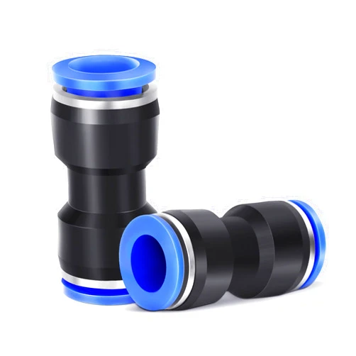 MewuDecor 8mm Tube OD Push to Connect Fitting, Straight Pneumatic Connector, Push Lock PU-8, 10 PCS