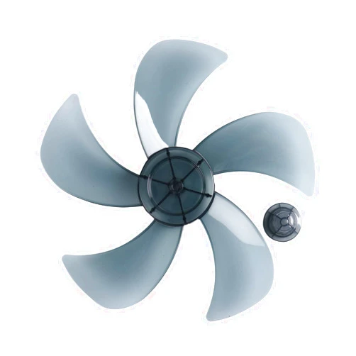 Aislor Universal Fan Blade, 12/14 in with Nut Cover, Household Standing Fan Blade Fan Replacement Part Gray 12 Inch