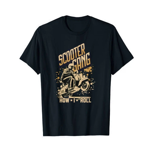 Venice Revealed Retro Italian Scooter Vintage Motorino Club Moped Life Gang T-Shirt