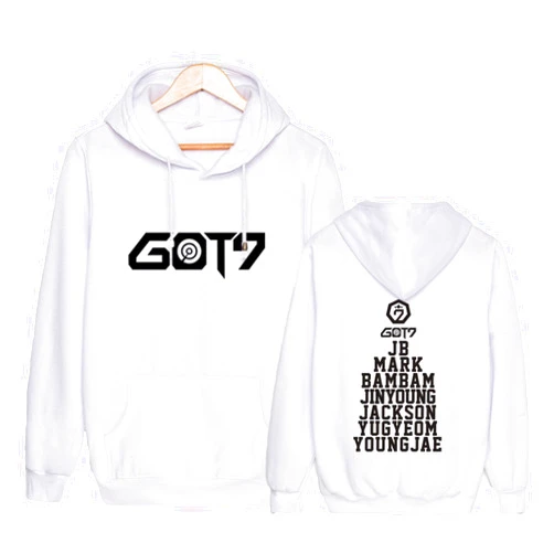 Xllife Kpop GOT7 Hoodie Bambam JB Jackson Mark Yugyeom Youngjae Sweater Jacket Pullove