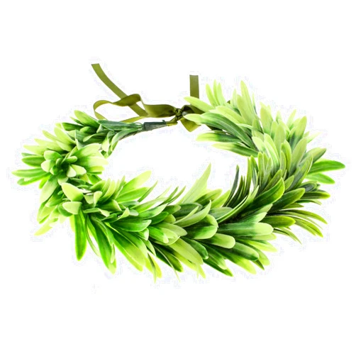 DreamLily Greek Headpiece Bridal Leaf Crown Green Halo Bohemian Headpiece Grecian WeddingNC13