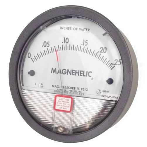 Dwyer - 6806202 2000-00 Magnehelic Differential Pressure Gauge, 2000: 0-0.25