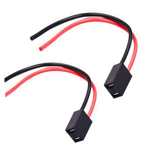 HUIQIAODS H7 Female Wire Connector Pigtail for LED Headlight Socket Wiring Harness Replacement Kit 2 Pack