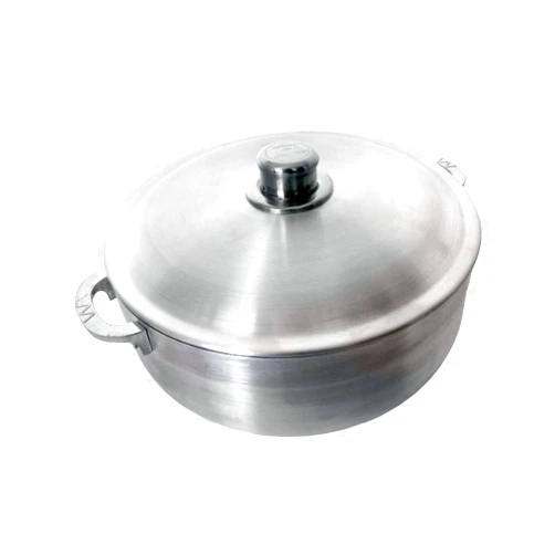 Cajun Classic Cajun 4.63-Quart Aluminum Dutch Oven Pot with Lid - Oven-Safe Round Caldero - Nickel-Free Stew Pot