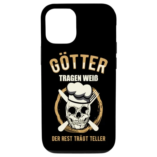 Götter tragen Weiß der Rest trägt Teller für Köche iPhone 12/12 Pro Götter tragen Weiss die Rest wears plates for chefs Case