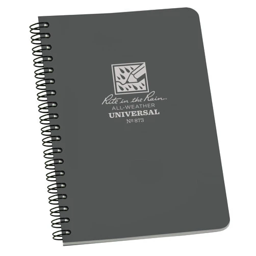 Rite in the Rain Weatherproof Side Spiral Notebook, 4.625