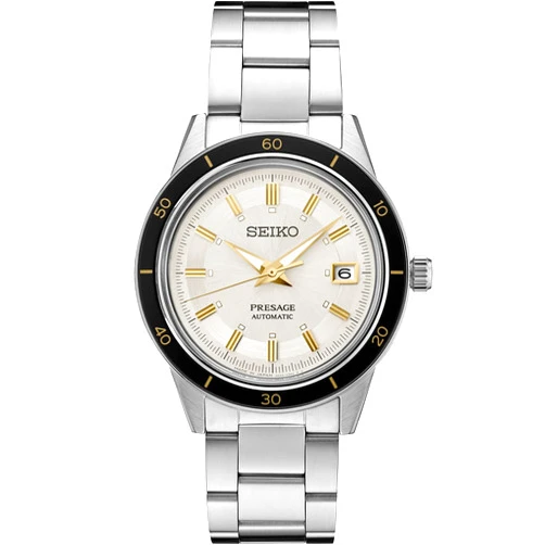 SEIKO Automatic Watch for Men - Presage Collection with Vintage 1960s Watch Inspiration - 50M Water Resistant