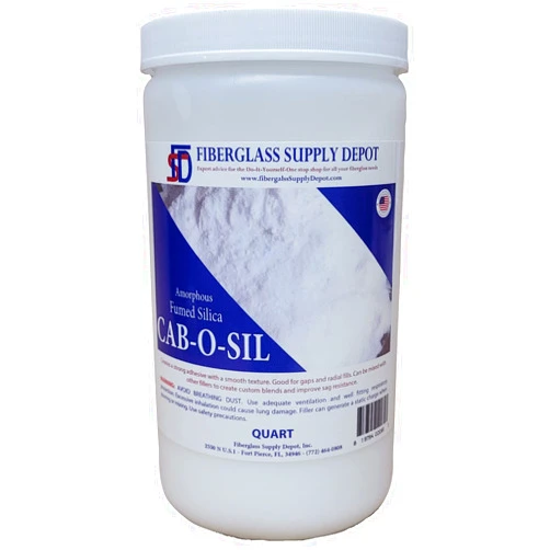 Fiberglass Supply Depot - Cabosil Fumed Silica - Resin Thickener for Non-Saggy Putty - Advanced Epoxy Resin Thickener - Professional Thixotropic Agent for Smooth Epoxy - Easy to Use (1 Quart)