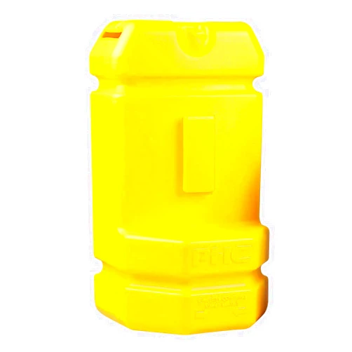 Pacific Handy Cutter Blade Bank, Used Razor Blade Disposal with Wall Mount, Safely Dispose of Used Blades, Keep Blades Out of Trash Bags, Off of Floors, and Away from Other Hazardous Locations, Yellow (BH00206)