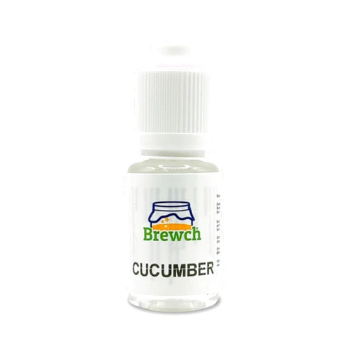 Brewch CUCUMBER 15ml Best Organic & Natural flavoring – Essential Home Brewing Supply – Make Healthy Kombucha & any other Fermented Beverage – Strong Potency Low Usage Rate – Highest Quality Sugar Free Organic Gluten Free & Vegan Flavoring.