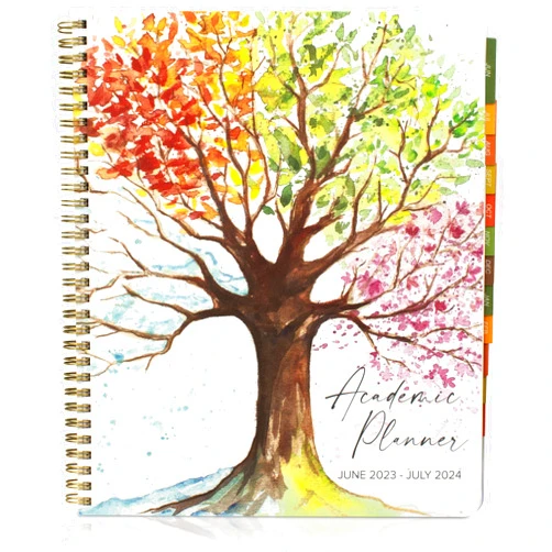 ZICOTO Beautiful 2023-2024 Academic Planner - A 8.5