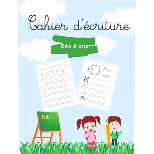 French Edition by J'aime Apprendre (Author) Cahier d'écriture: apprendre à tracer les lettres de l'alphabet et l'écriture pour moyenne et grande section. Plus de 80 pages d'activités. (French Edition)