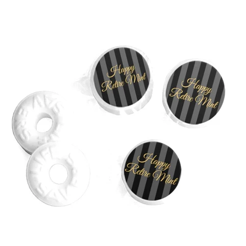 Just Candy Retirement Mints Party Favors LifeSavers Mints Pep-o-mint (Approx 335-365 mints) - Happy Retire Mint