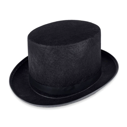 Handy Basics Deluxe Black Magician Butler Formal Costume Top Hat