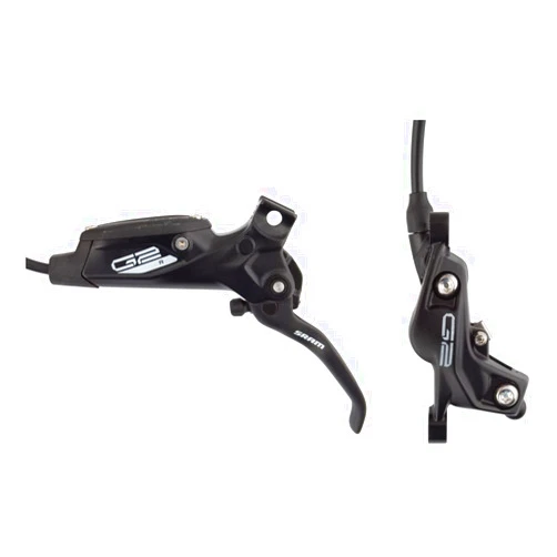 SRAM G2 R Disc Brake and Lever - Front, Hydraulic, Post Mount, Diffusion Black Anodized, A2