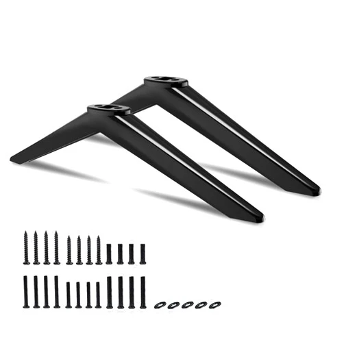 Yaotieci TV Legs for Onn Roku TV Stand Legs, TV Base Stand Legs Only for Onn Roku TV, Please Measure The Distance Between The Centers of The TV Holes, with Screws and Instruction
