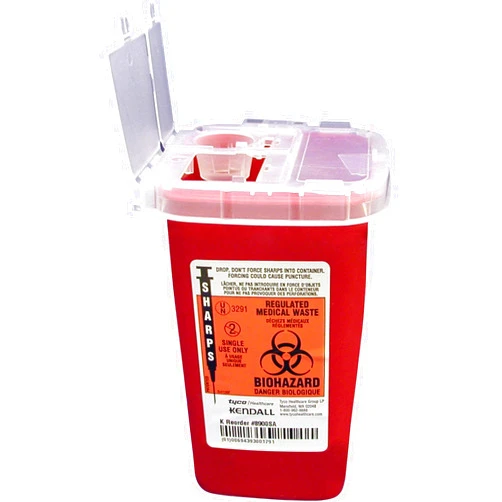 Unimed-Midwest Product Flip Top Sharps Container, 6.3