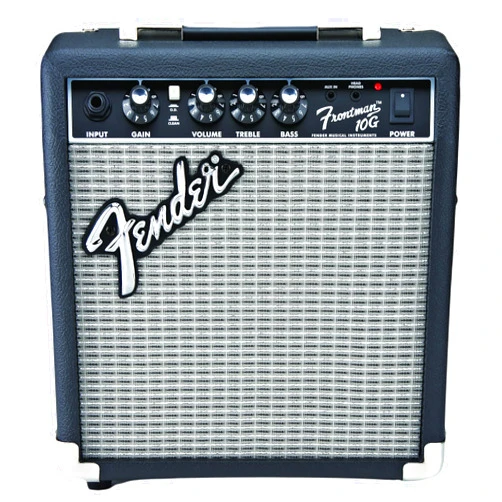 Fender Frontman 10G Guitar Amp, 10 Watts, with 2-Year Warranty, 6 Inch Fender Special Design Speaker, 5.75Dx10.25Wx11H Inches