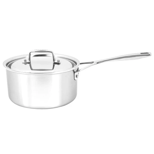 Demeyere Essential 5-ply 3-qt Stainless Steel Saucepan with Lid