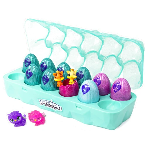 Hatchimals CollEGGtibles, Jewelry Box Royal Dozen 12-Pack Egg Carton with 2 Exclusive Hatchimals (Styles May Vary) 1-Unit