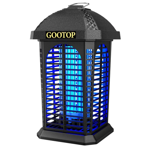GOOTOP Bug Zapper Outdoor, Electric Mosquito Zapper, Fly Traps, Fly Zapper, Mosquito Killer Indoor 3 Prong Plug, 90-130V, ABS Plastic Outer