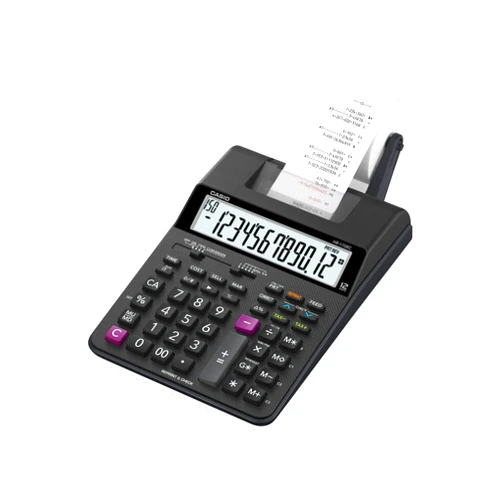 Casio HR-170RC Printing Calculator, Black, 2.6