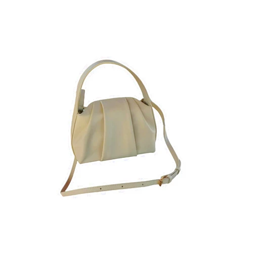 Fgtoy Korean Atelier Cloud Bag Yun'er Same Leather Solid Color Retro Folded Handheld Crossbody Bag
