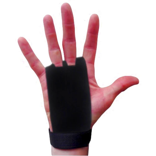 WODFitters Textured Leather Hand Grips for Cross Training, Kettlebells, Powerlifting, Chin Ups, Pull Ups, WODs & Gymnastics – with Grips Storage Pouch