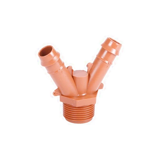 One Stop Outdoor 10-Pack - Drip Irrigation Universal 3/4” Male Adapter x Barbed “Y” Fitting - Fittings Fit of 17mm, 600