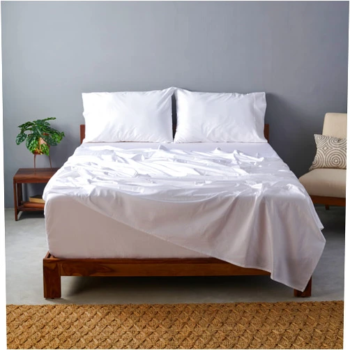 Weddingly CEA Certified 100% Giza Egyptian Cotton Sheets|4 Piece Set|Accredited Gold Seal|Deep Pocket|Extra Long Staple|Sateen Weave|5 Star Luxury|High Fabric Strength,Uniform &Soft| (King,White)