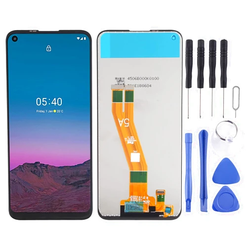 CHENYAN Mobile Phone Replacement Spare Parts LCD Screen and Digitizer Full Assembly for Nokia 5.4 TA-1333 TA-1340 TA-1337 TA-1328 TA-1325 Mobile Displays, Black