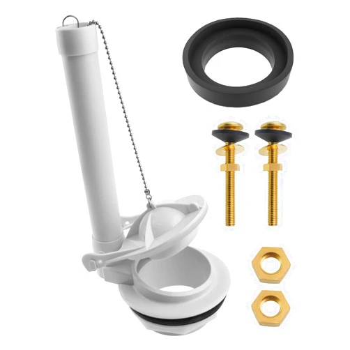 Frautumnther Toilet Flush Valve Fit for American Standard Champion 4/Titan/Duravit/Flush Valve Replace American Standard 4149a/4215a/4260/4266 Toilet Parts, Includes Flapper/Gasket/4PCS Bolt
