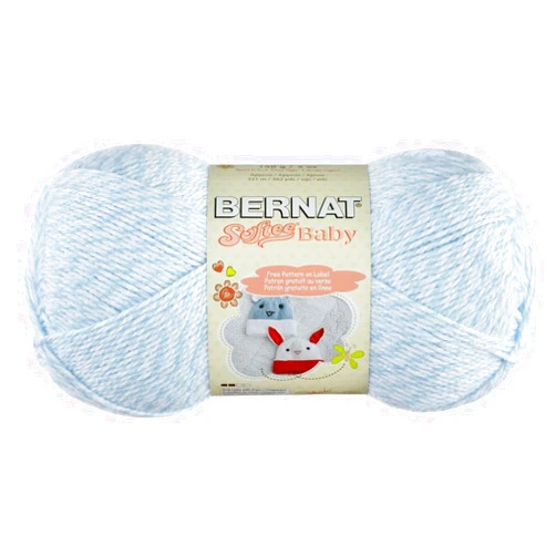 Bernat Softee Baby Yarn 3 Pack Bundle Includes 3 Patterns DK Light Worsted #3