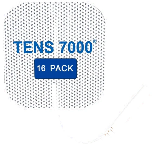 TENS 7000 Official TENS Unit Electrode Pads, 16 Pack - Premium Quality OTC TENS Pads, 2