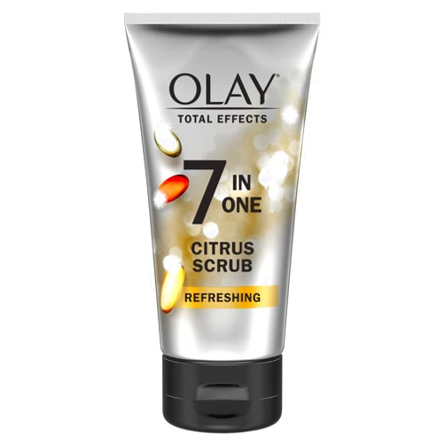 Olay Total Effects Citrus Facial Cleanser and Scrub, 5.0 Ounces (Pack of 3)