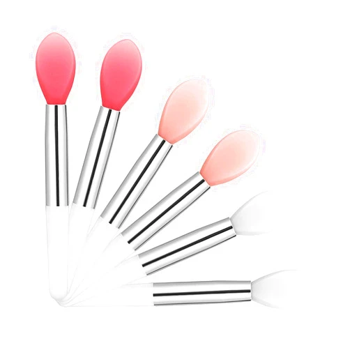 SALOCY Silicone Lip Brush,Lipstick Applicator Brushes,Makeup Brushes,9Pcs