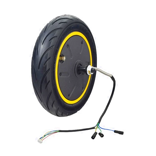 AlveyTech Black Hub Motor & Rear Wheel Assembly for the Ninebot MAX G30 Scooter (36 Volt 350 Watt) - Pneumatic Rubber 60/70-6.5 Tire, Replacement 2-Wheel Powered Electric Recreational E-Scooters Part
