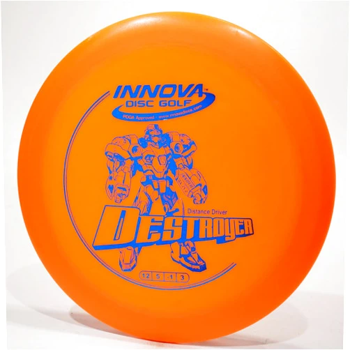 Innova Disc Golf Innova Destroyer (DX) Distance Driver Golf Disc, Pick Weight/Color [Stamp & Exact Color May Vary] Orange 159 Grams or Less