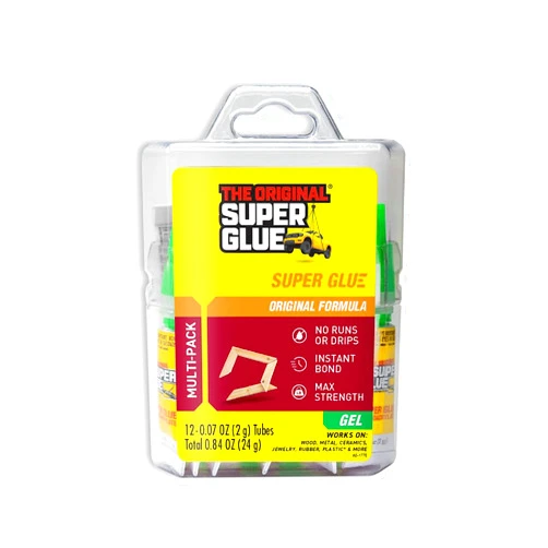 Super Glue Gel - 2 Gram Tubes - 12 Count (Pack of 1)